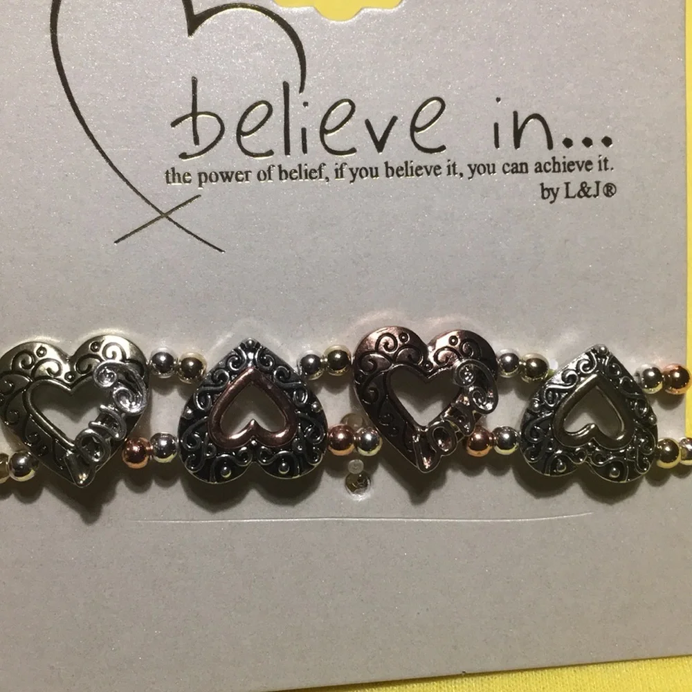 🔥Brandnew braceletengravedwithheartsandlove
